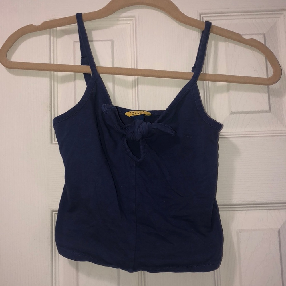 Purple crop top
